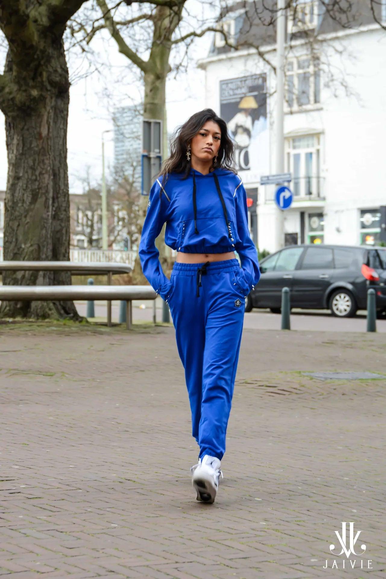 Blue Spike Tracksuit van JAIVIE
