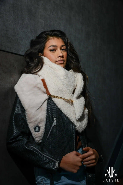 Coco White Scarf
