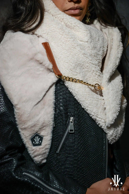 Coco White Scarf