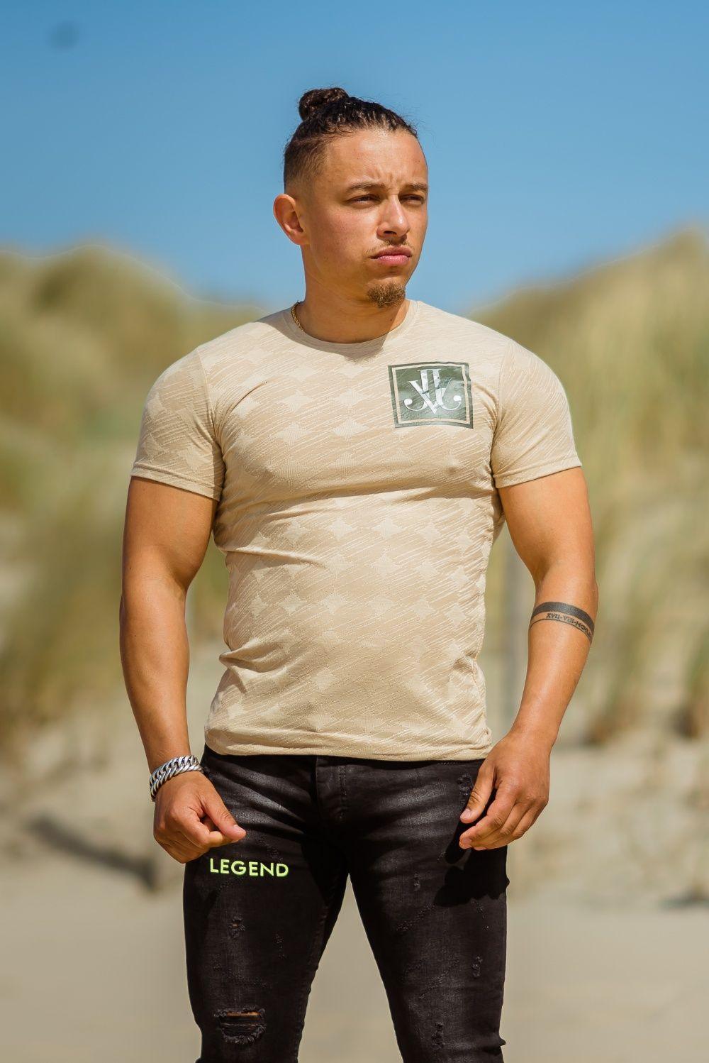 Army Sand Shirt sandkleurig slimfit shirt heren - afbeelding 2