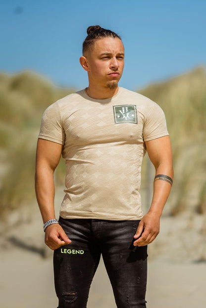 Army Sand Shirt sandkleurig slimfit shirt heren - afbeelding 2