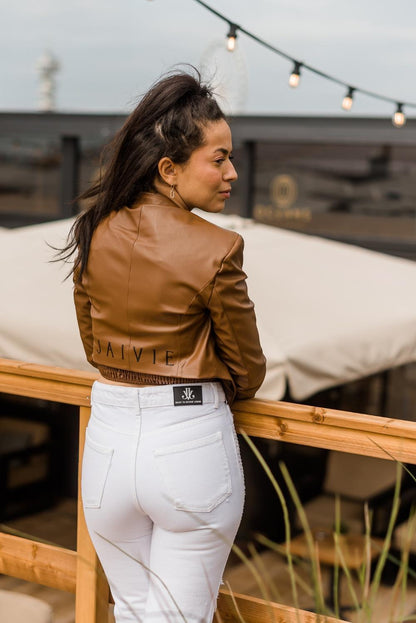 Achterkant van de Browny Blaze Jacket van JAIVIE.