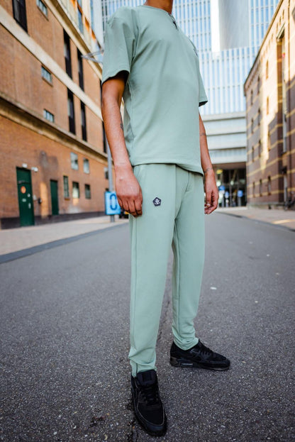 Mint Gang Suit mintgroene tweedelige zomerset voor heren - afbeelding 4
