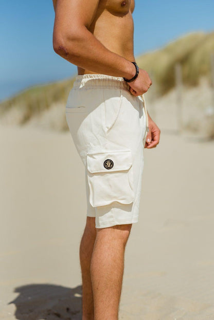 Limit Short Beige beige cargo short voor heren - afbeelding 3