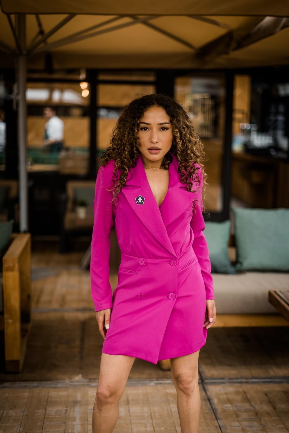 Office Dress getailleerde zakelijke jurk voor dames van JAIVIE - afbeelding 4