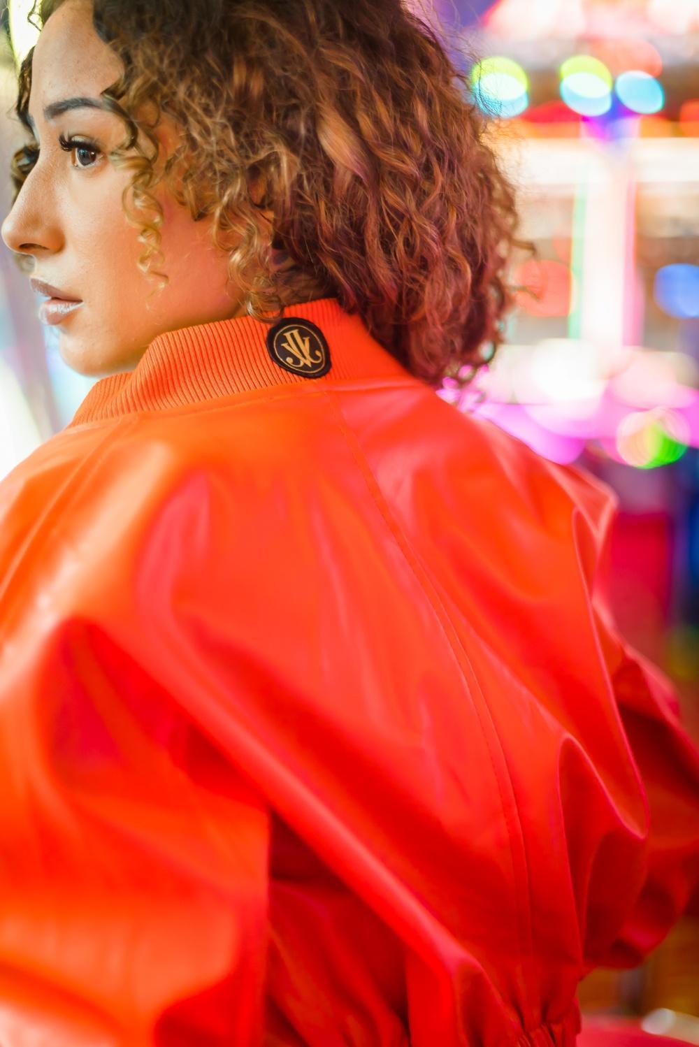 Queen Bomber Jacket oranje bomber voor dames van JAIVIE - afbeelding 4