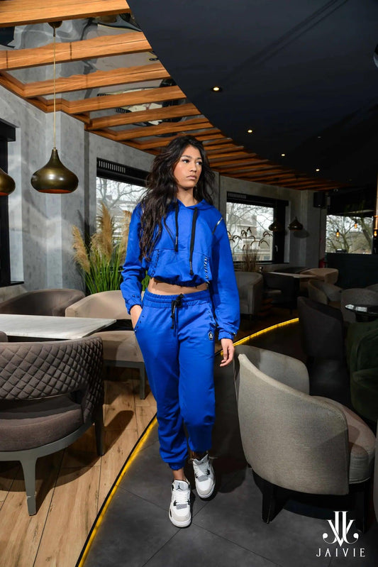 Blauwe tracksuit voor dames van JAIVIE.