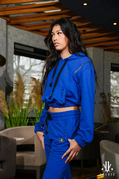 Blue Spike Tracksuit van JAIVIE