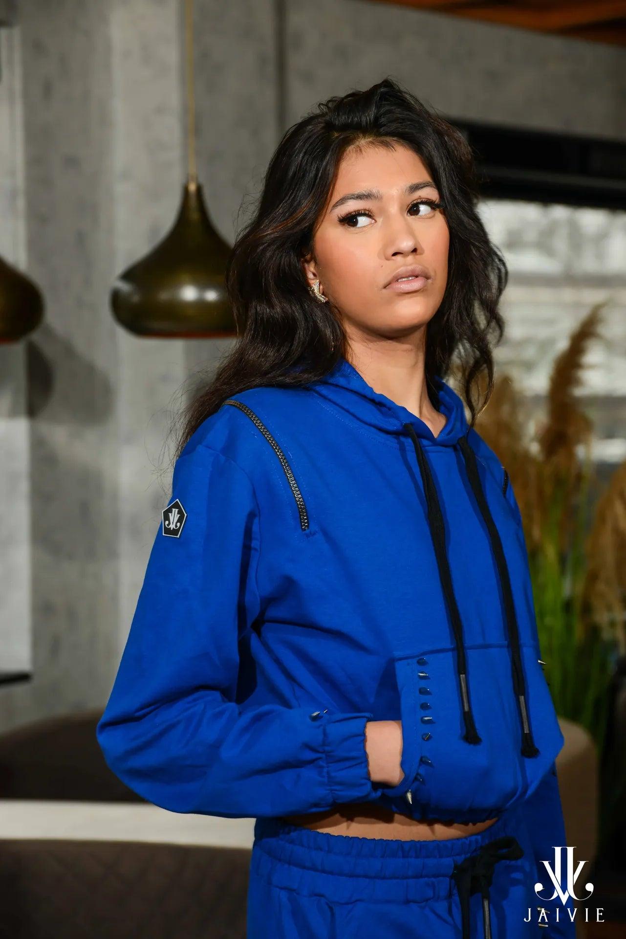 Blue Spike Tracksuit van JAIVIE