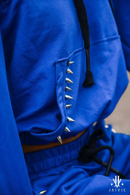 Blue Spike Tracksuit van JAIVIE