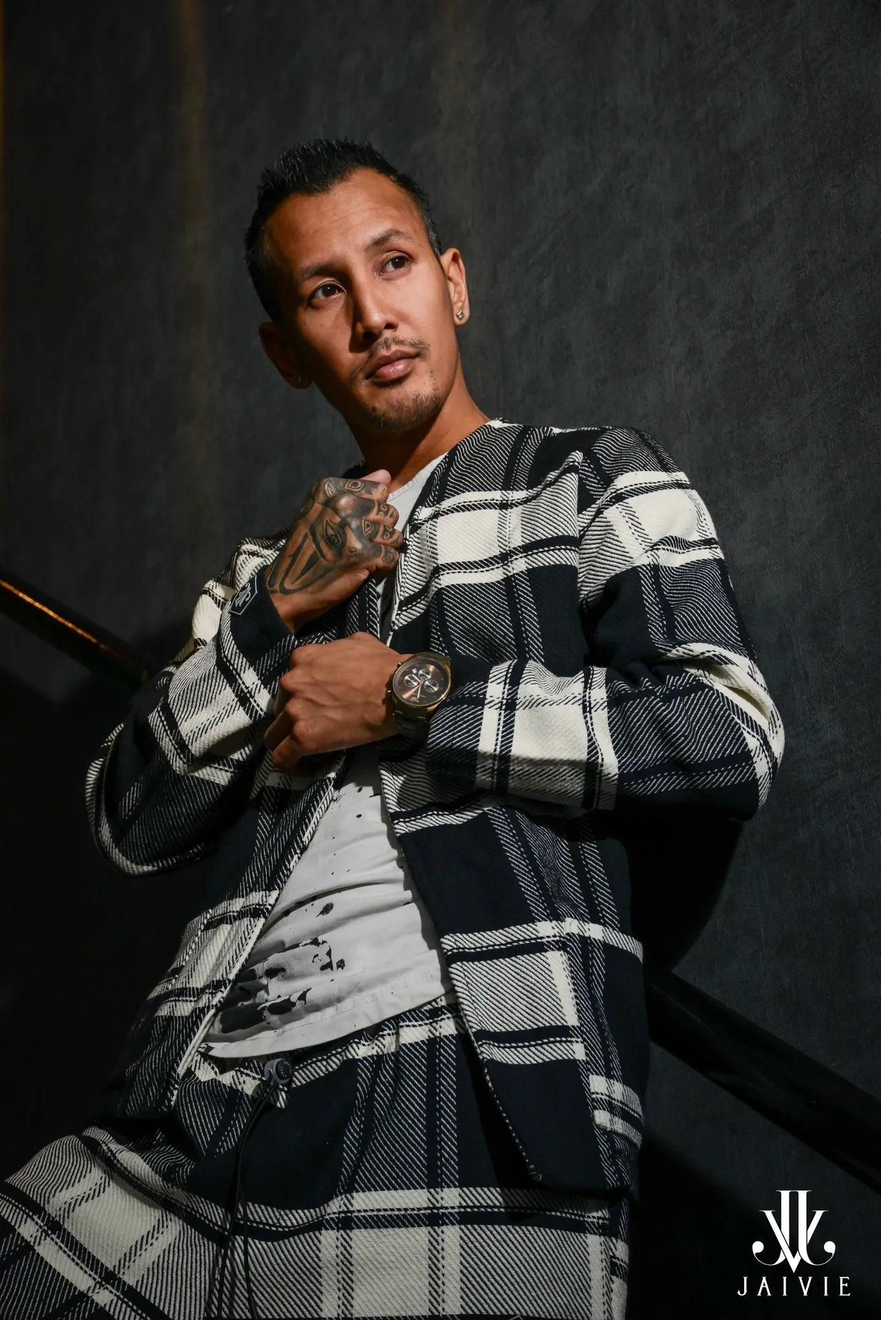 The Blockout Tracksuit van JAIVIE