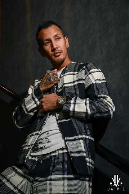 The Blockout Tracksuit van JAIVIE