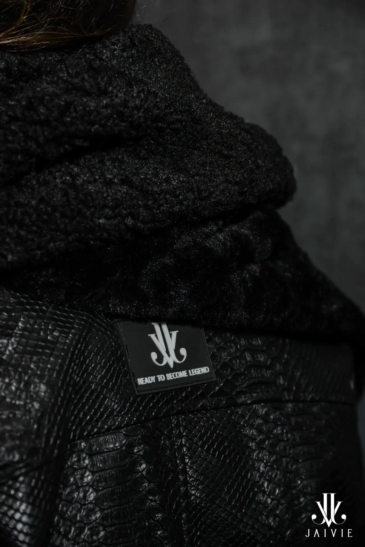 Lovely Snake Leather Jacket van JAIVIE